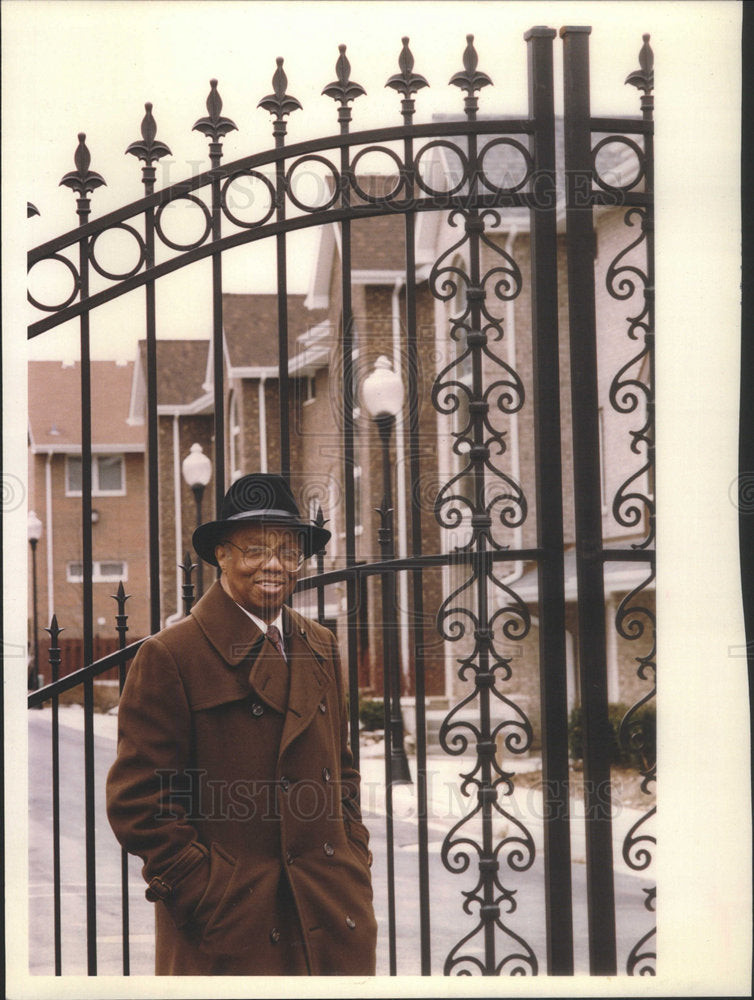 1993 Press Photo Dempsey Travis black historian and real estate developer - Historic Images