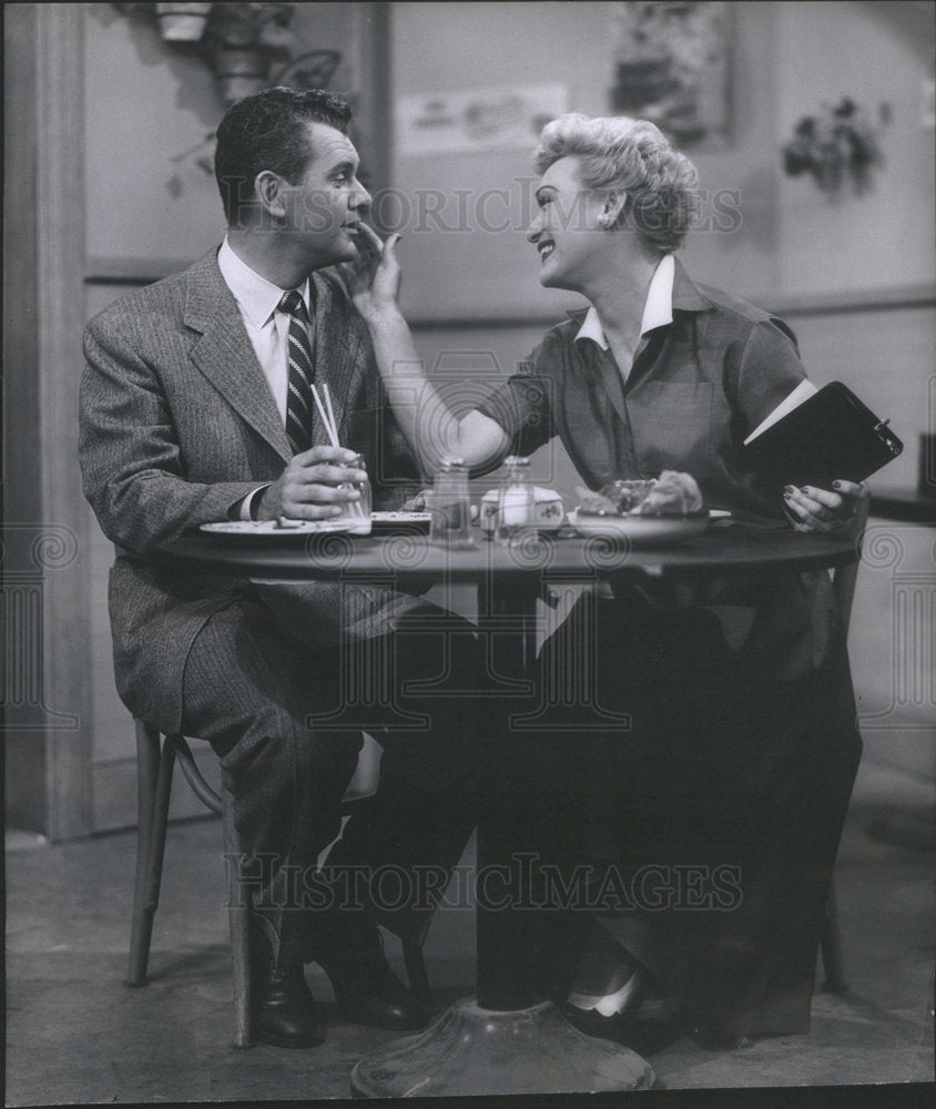 1954 Eve Arden Bob Rockwell Our Miss Brooks  - Historic Images