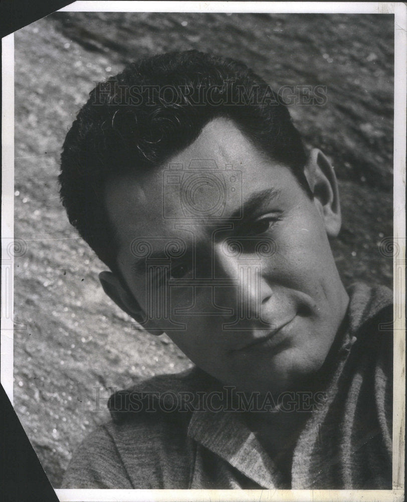 1959 Press Photo Jerry Rockwood director Highland Park&#39;s Tenthouse Theater - Historic Images