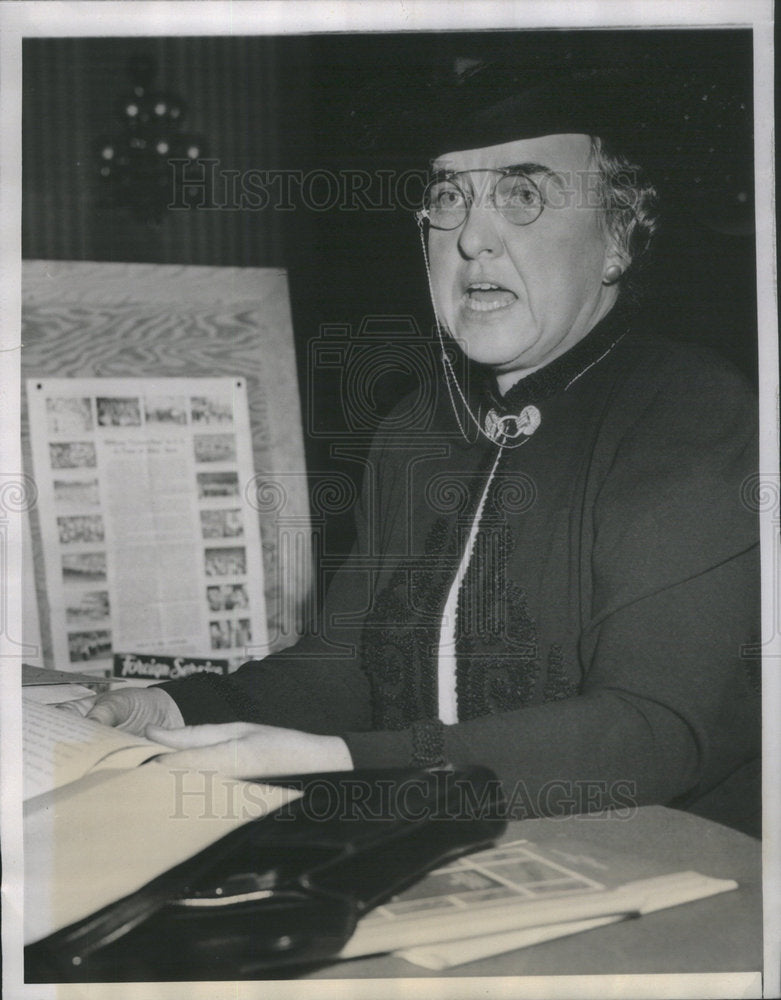 1938 Mrs. Henry Robert President Daughters American Revolution - Historic Images