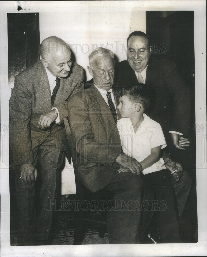 1953 Press Photo Jack Robbins and Ralph Lee Goodman of the Boys Brotherhood Repu - Historic Images