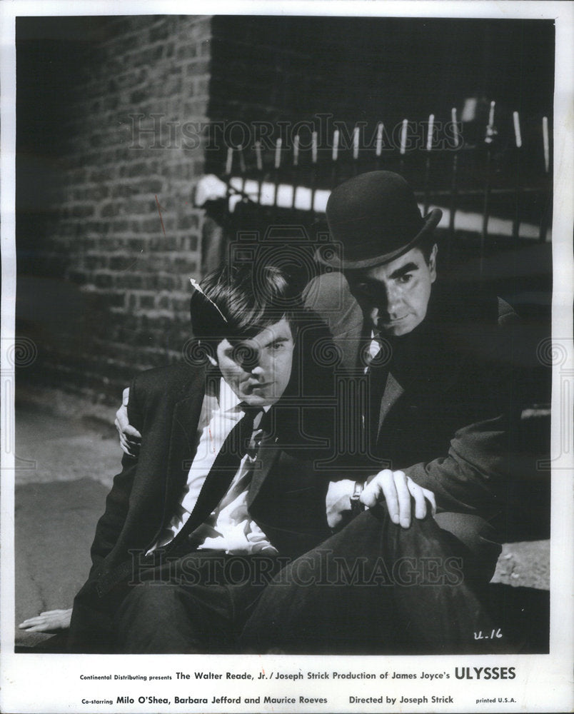 1967 Press Photo Maurice Roeves Stephen Dedalus James Joyce entertainer film - Historic Images