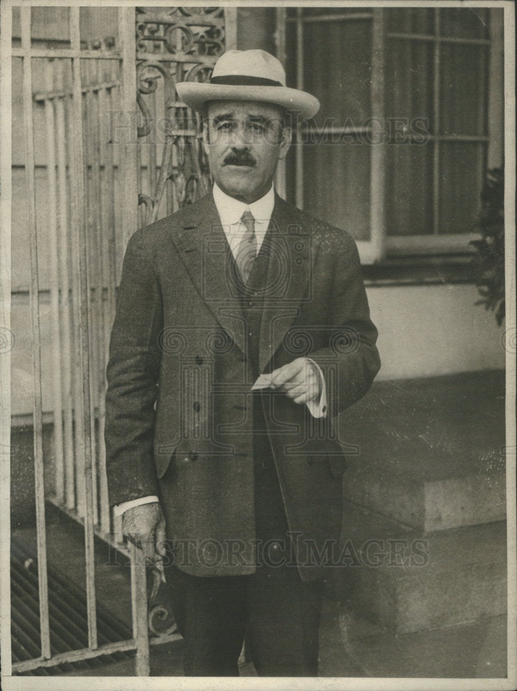 1919 Sener Bonillas Mexican diplomat - Historic Images