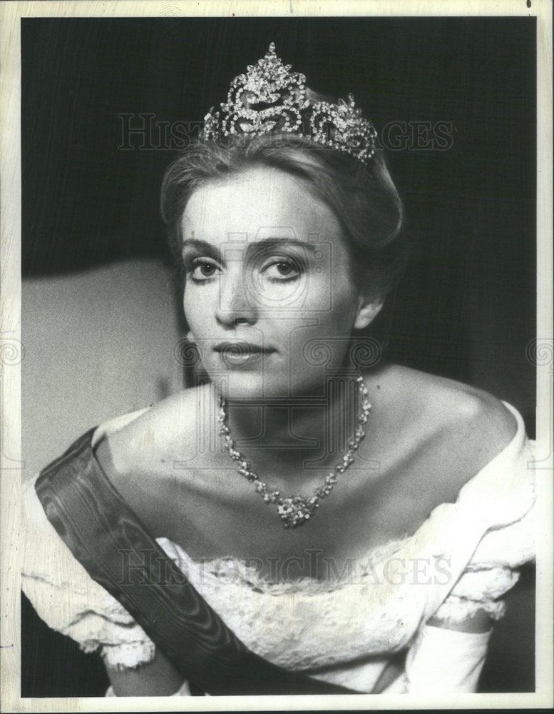 1983 Press Photo Princess Daisy Actress Merete Van Kamp Russian American - Historic Images