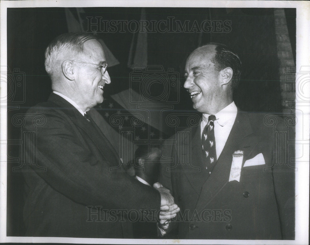 1952 HARRY S. TRUMAN UNITED STATES PRESIDENT ADLAI E. STEVENSON - Historic Images