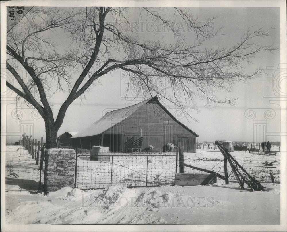 1949 Press Photo Harry Truman Farm - Historic Images