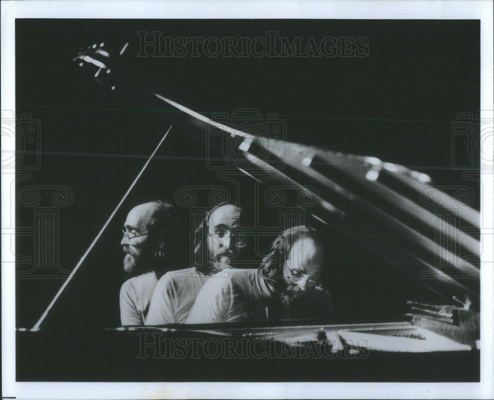 1991 Press Photo Pianist George Winston - Historic Images