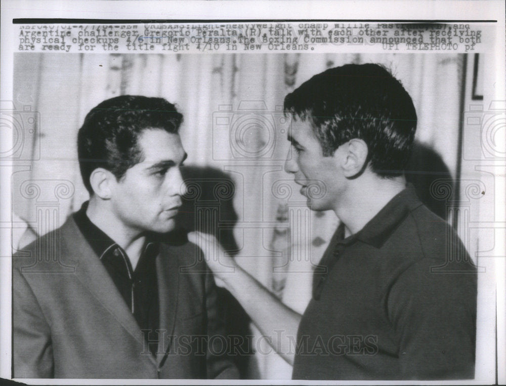 1964 Argentine Challengers Gregorio Peralta Physical - Historic Images