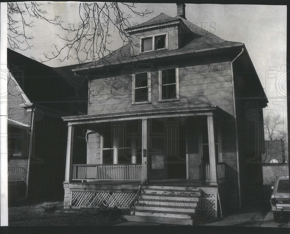 1976 Nathan Peoples Democratic Candidate House Fire Arson - Historic Images