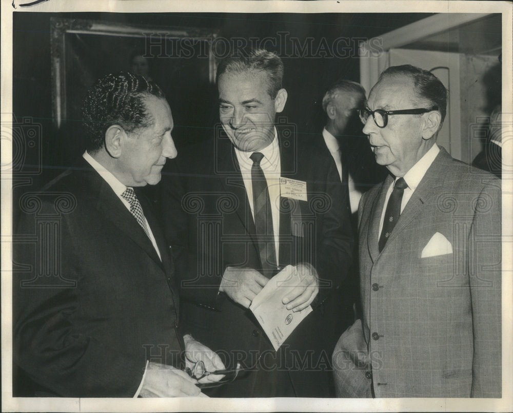 1963 Louis Nizer New York Mims Thomason Earl Johnson - Historic Images