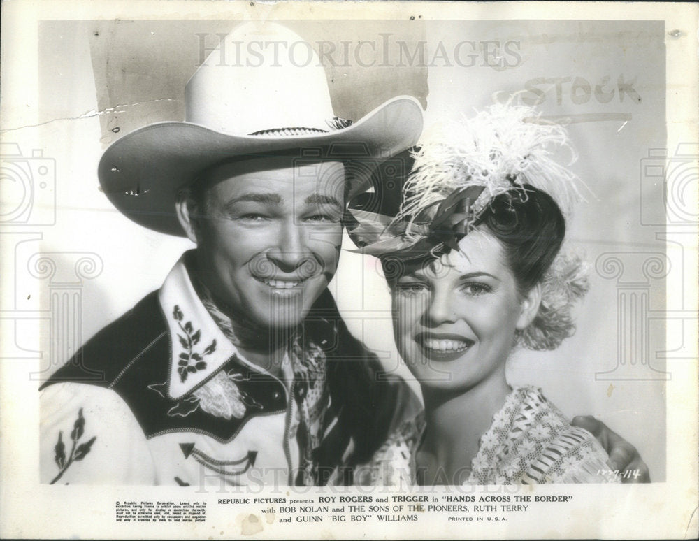 1944 Press Photo Roy Rogers American Film & Television Actor - Historic Images