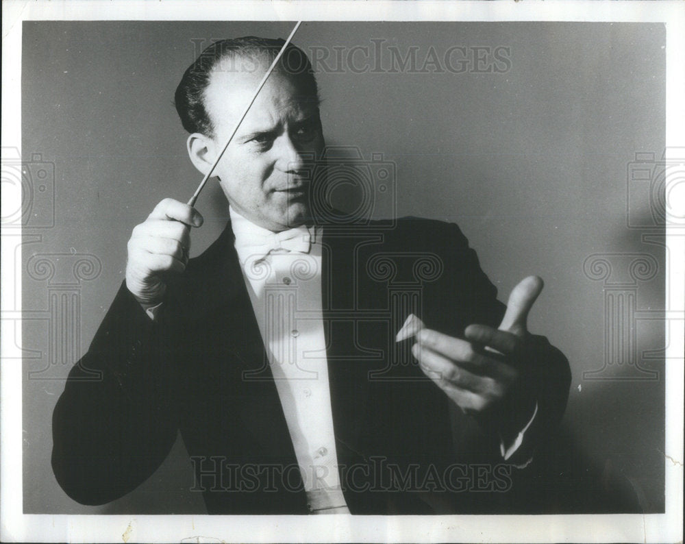 1971 Press Photo Jindrich Rohan, Conductor - Historic Images