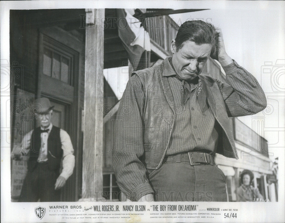 1954 Press Photo Actor Will Rogers in &quot;The Boy From Oklahoma.&quot; - Historic Images