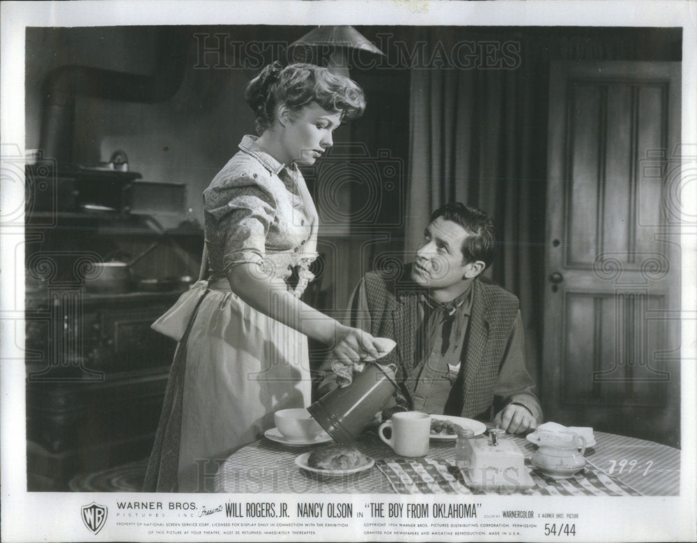 1954 Will Rogers Jr. & Nancy Olson - Historic Images