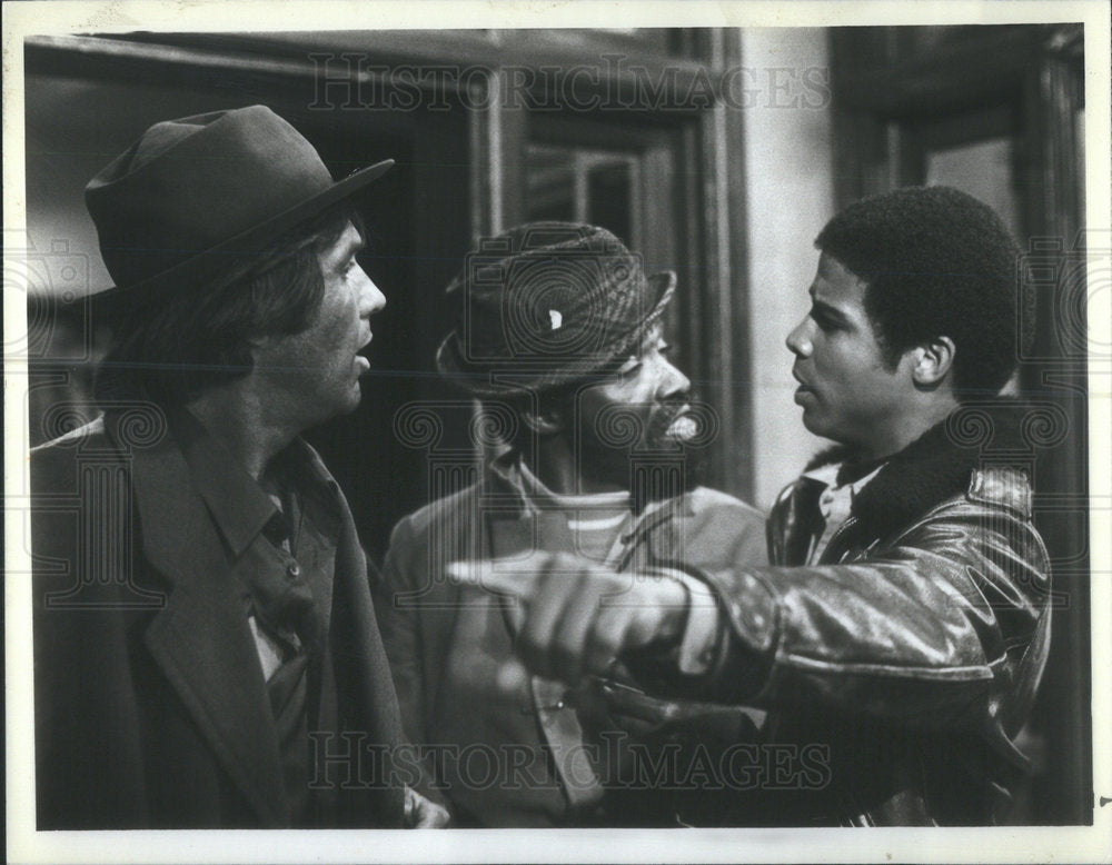 1981 Press Photo Hill Street Blues Kiel Martin Taurean Blacque Michael Warren - Historic Images