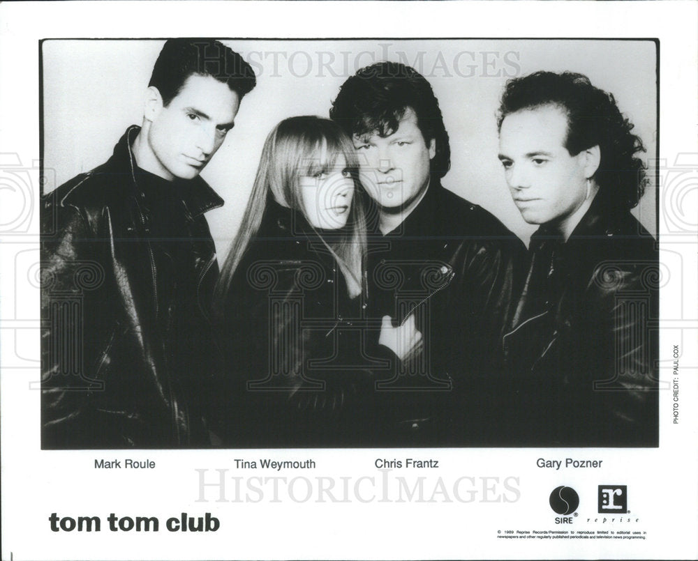 1989 Press Photo Music Band Tom Tom Club - Historic Images