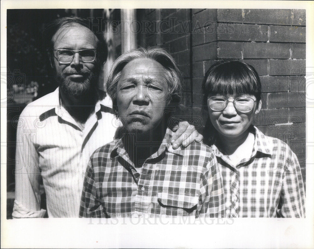 1988 Press Photo David Tom Mental Patient Chicago Chinese Immigrant Abuse Crime - Historic Images