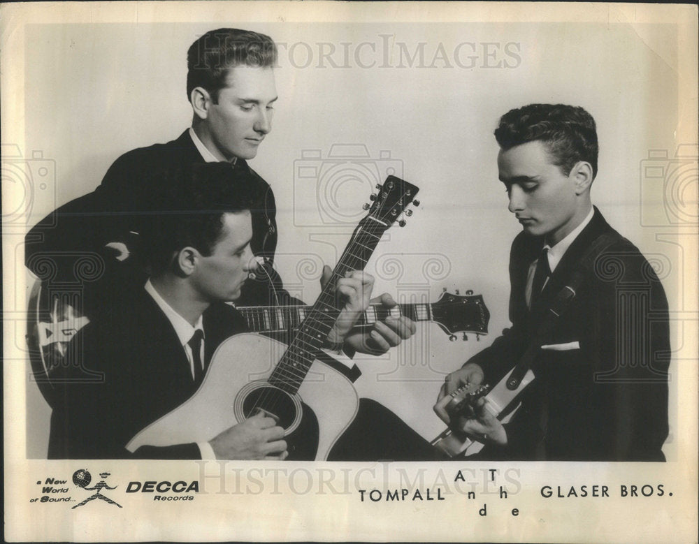 1980 Press Photo Tompall &amp; the Glaser Brothers Country Music Group Band Decca - Historic Images