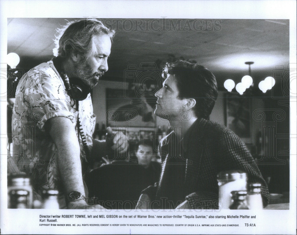 1988 Press Photo Robert Towne American Movie Director Screenwriter Producer - Historic Images