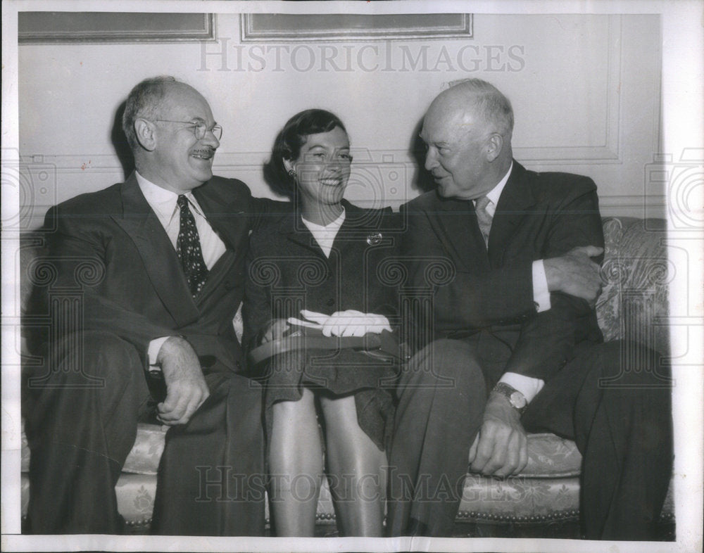 1953 Press Photo Harold Riegelman United States New York Mayoral Candidate - Historic Images