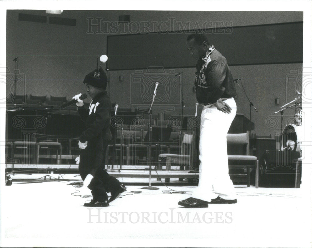 Press Photo Ben Vereen Michael high hopes art Magic City Festival Navy Pier - Historic Images