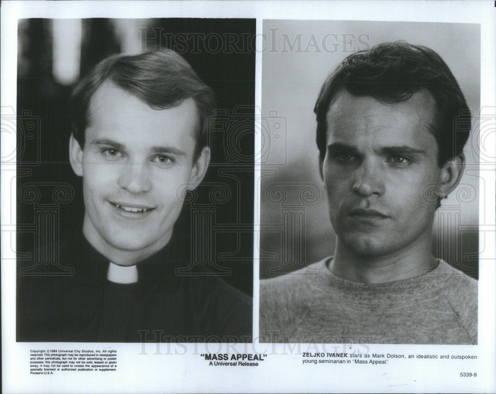 1984 Press Photo Actor Zeljko Ivanek Mass Appeal - Historic Images