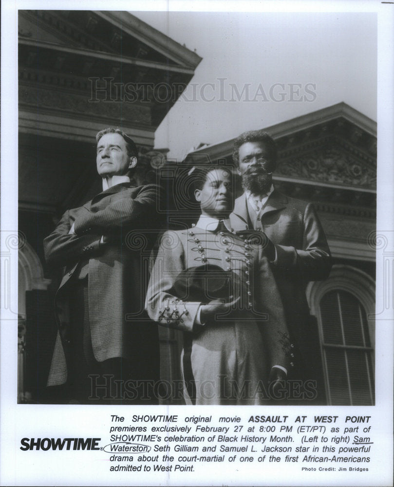 Press Photo Sam Waterston (Actor) - Historic Images