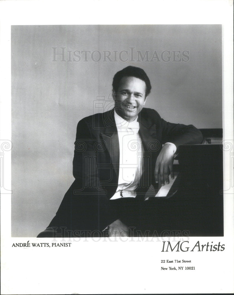 Press Photo Pianist Andrew Watts - Historic Images