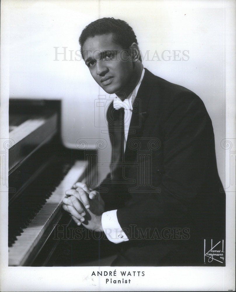 1978 Press Photo Andre Watts Classical Pianist Professor - Historic Images