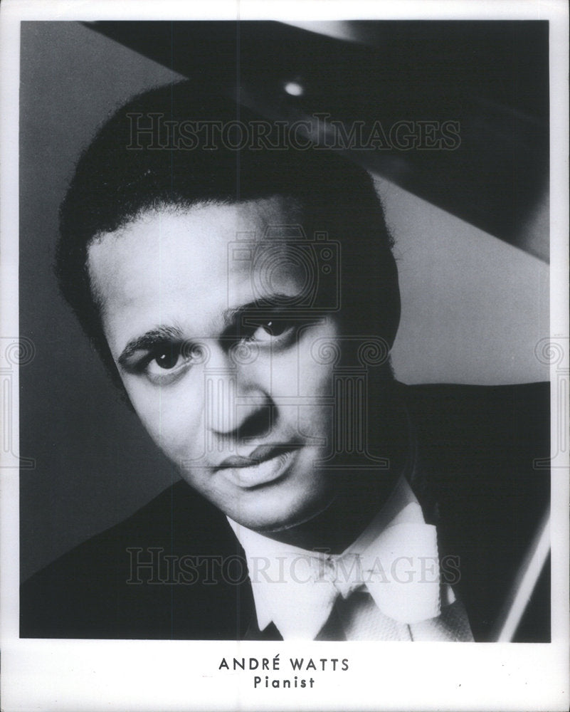 1977 Press Photo Pianist Andre Watts - Historic Images