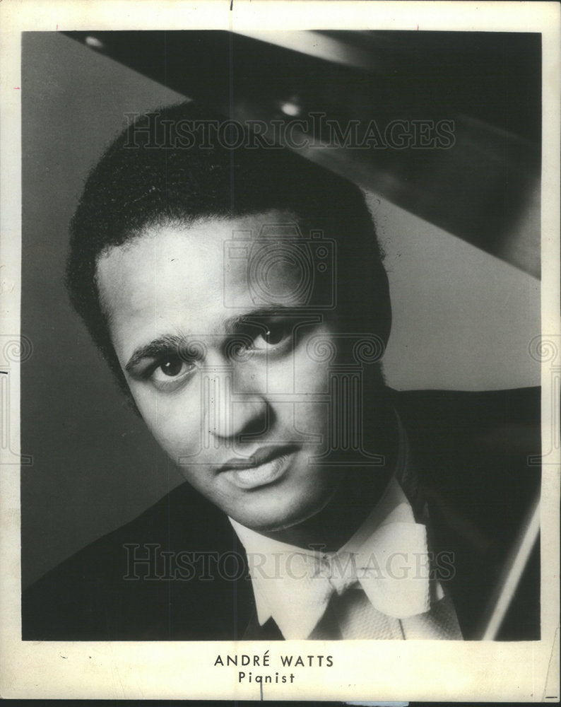 1985 Press Photo Andre Watts Pianist - Historic Images