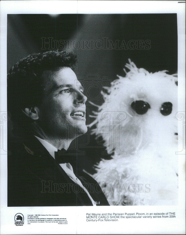Press Photo Pat Wayne Parisian Puppet Ploom Monte Carlo Show Fox Television - Historic Images