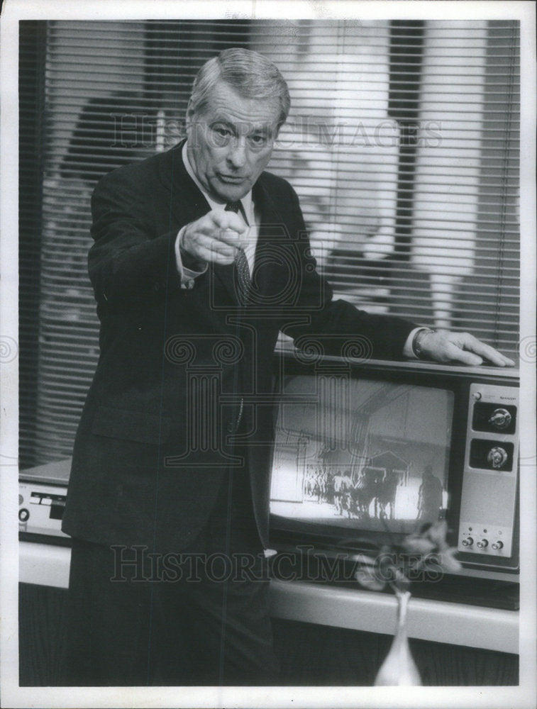 1981 Press Photo Robert Webber Veteran Actor - Historic Images