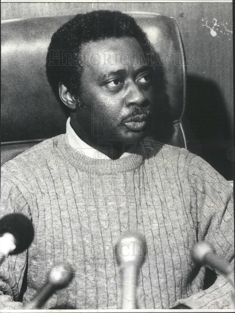 1979 Press Photo John Weatherspoon President Division Amalgamated Transit Union - Historic Images