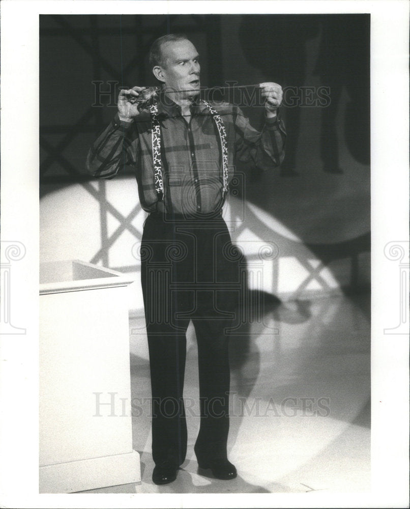 1988 Press Photo Tom Smothers musical comedy composer musician dick youngster - Historic Images