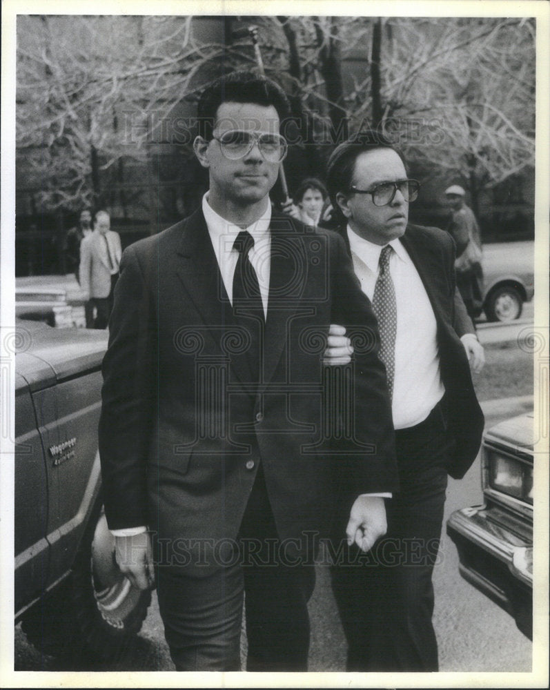 1985 Press Photo Charles Silvernail Smith charged with killing James Murray - Historic Images