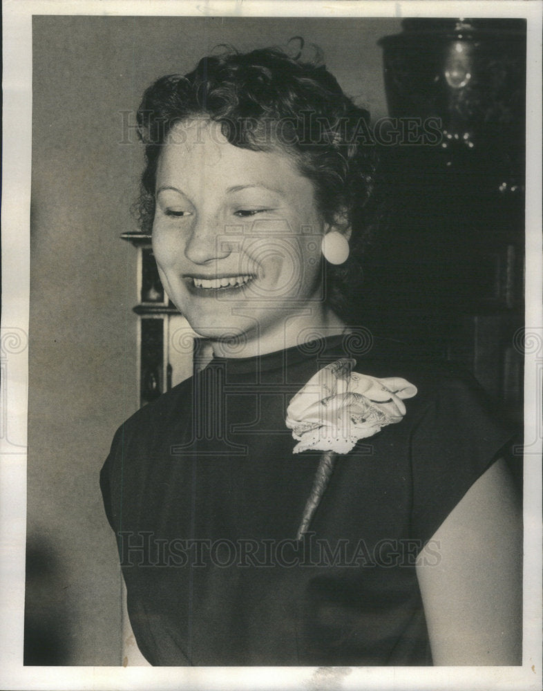 1960 DIANE JOY STRATTON  DAUGHTER ILLINOIS GOVERNOR NORMAN - Historic Images