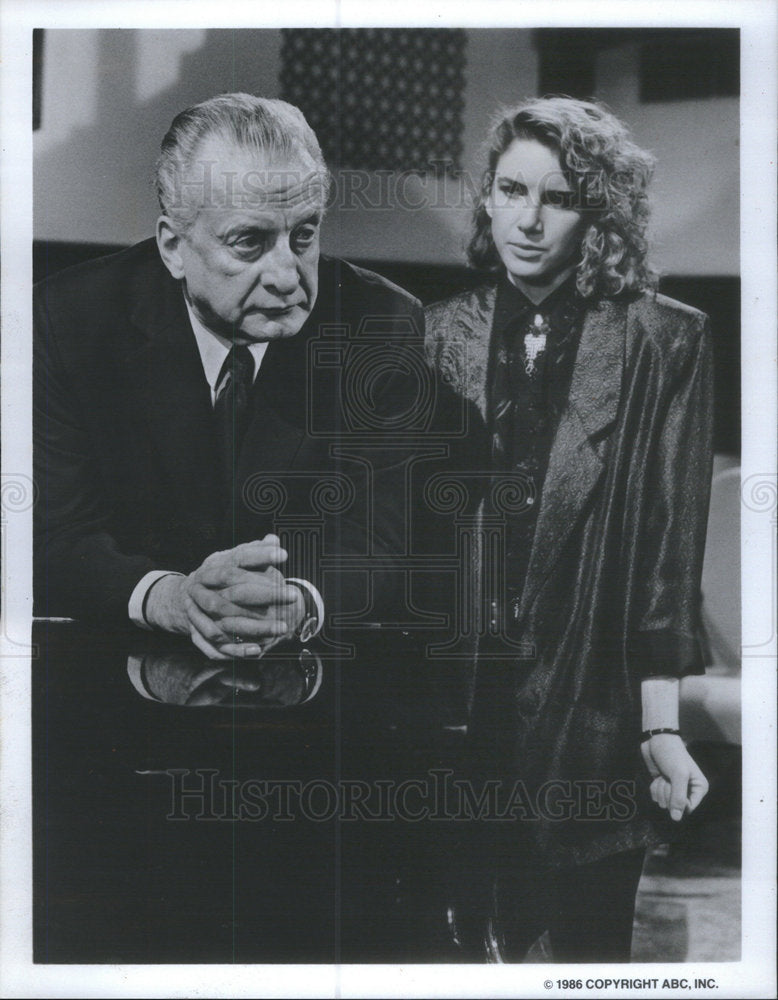 1986 Press Photo George C. Scott (Actor) - Historic Images