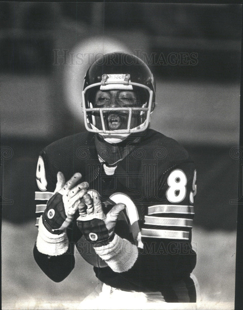 1978 Press Photo James Scott Chicago Bears Football Player - Historic Images