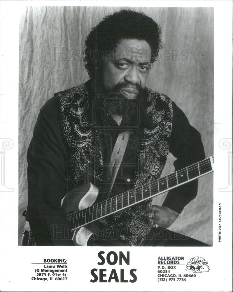 1994 Son Seals Blues Guitarist Singer - Historic Images