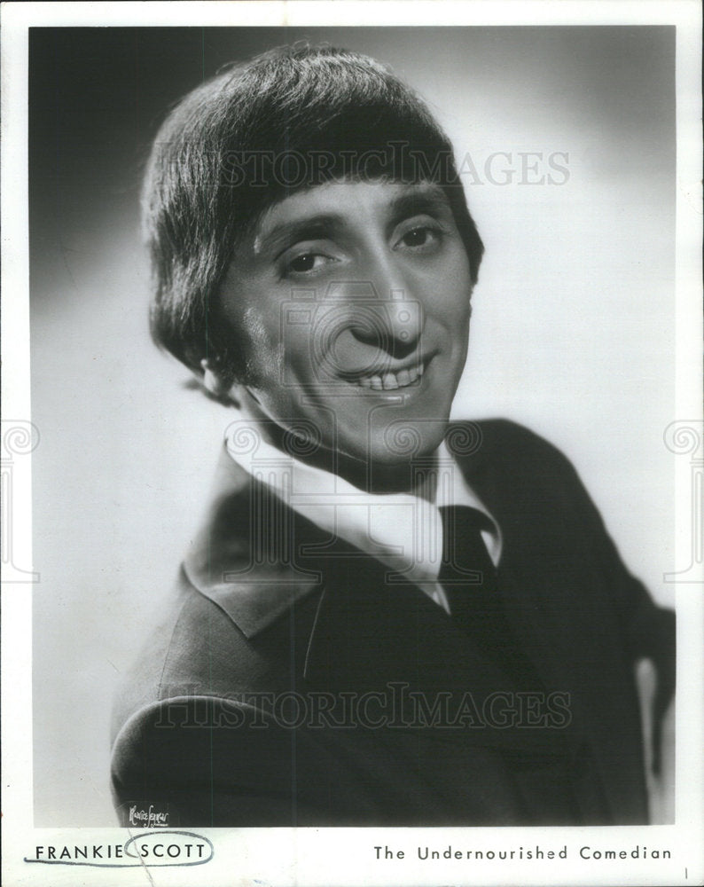 1971 Press Photo Frankie Scott (The Undernourished Comedian) - Historic Images