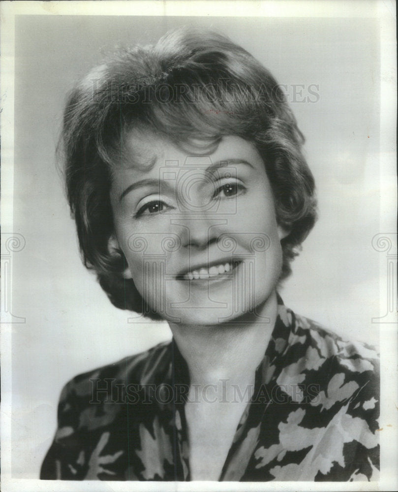1966 Press Photo Martha Scott American Movie Television Actress - Historic Images