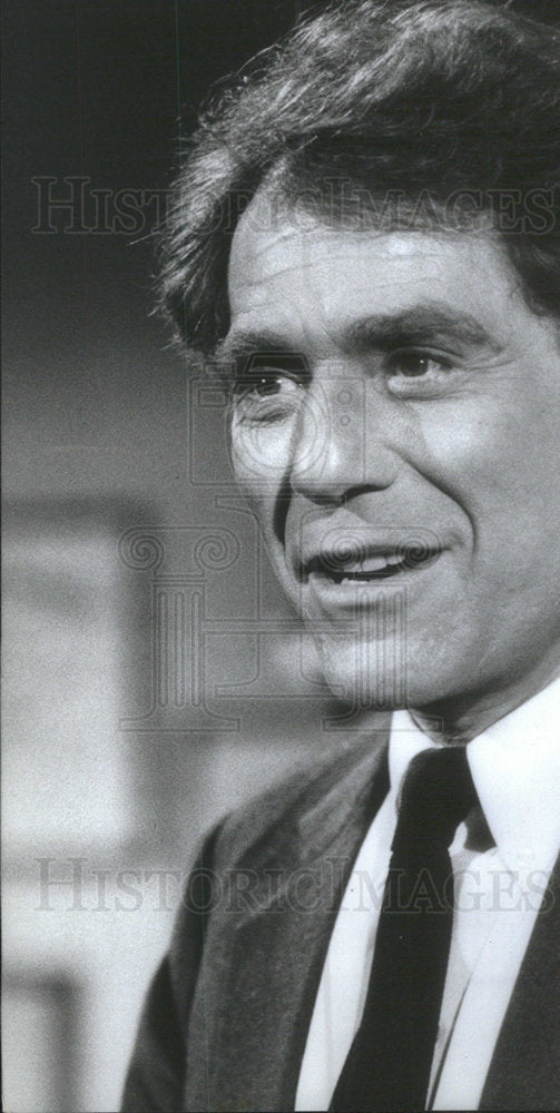 1987 Press Photo George Segal American film TV star Take Five CBS Television - Historic Images