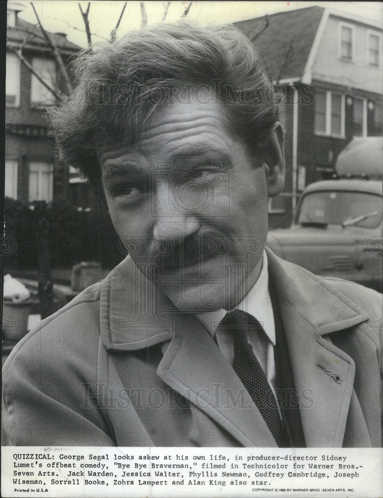 1968 George Segal Actor Bye Braverman - Historic Images