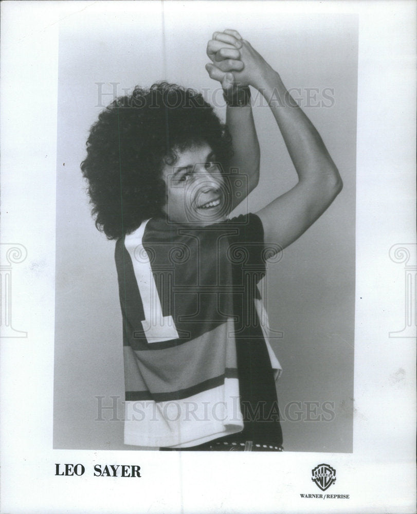 1978 Press Photo Leo Sayer British Singer Songwriter Musician - Historic Images