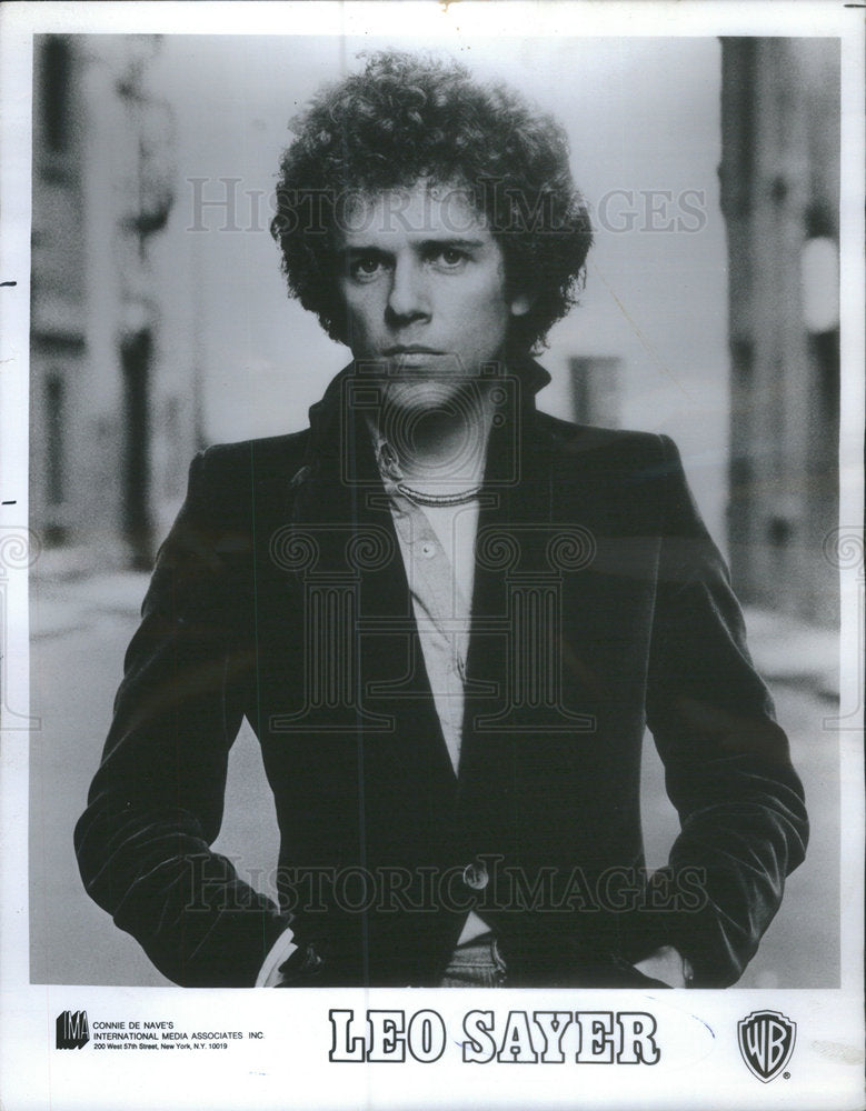 1977 Press Photo Los Angels Tim Leo Sayer music Show BBC Production Englishman - Historic Images