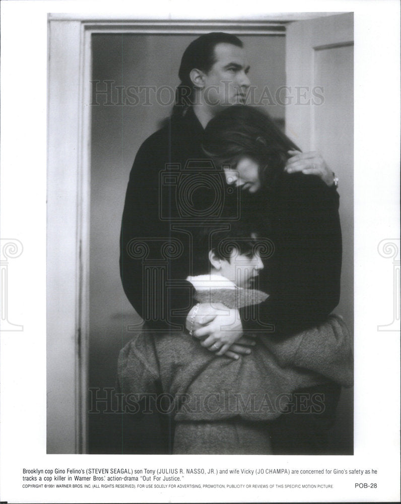 1996 Press Photo Steven Segal (Actor) in &quot;Out For Justice.&quot; - RSC49671 - Historic Images