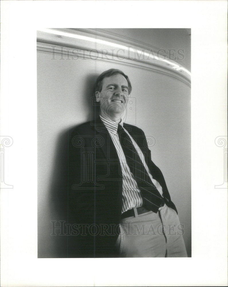 1987 Press Photo John Stolly Executive - Historic Images