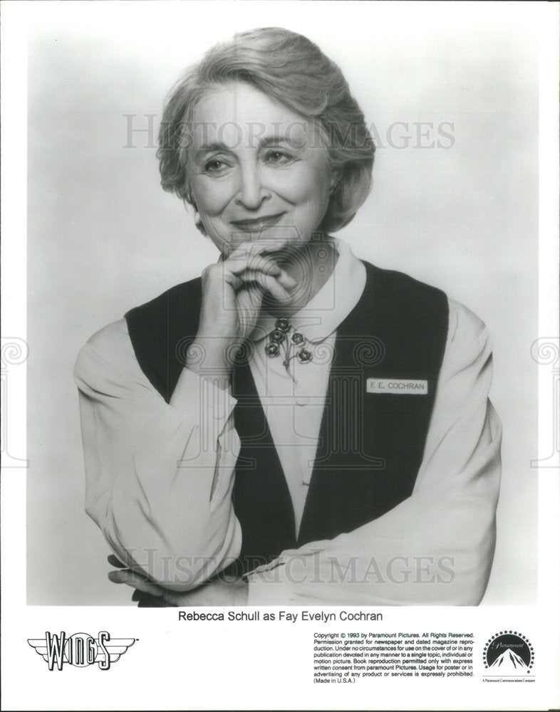 1993 Rebecca Schull "Wings" - Historic Images