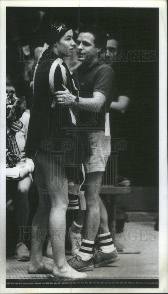 1982 Press Photo Patty Schultz Double Winner for Glenbrook North - Historic Images